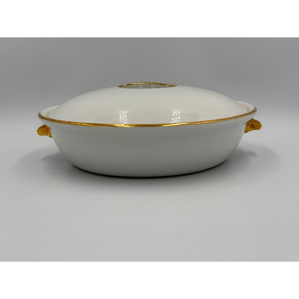 Royal‎ Worcester Evesham Gold Covered Casserole Dish Shape 22 Size 3